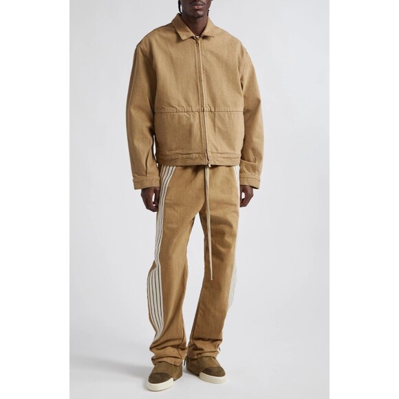 Fear of God Collection 8th Men's Cotton Denim Trucker Jacket Deer Size M - Picture 4 of 6